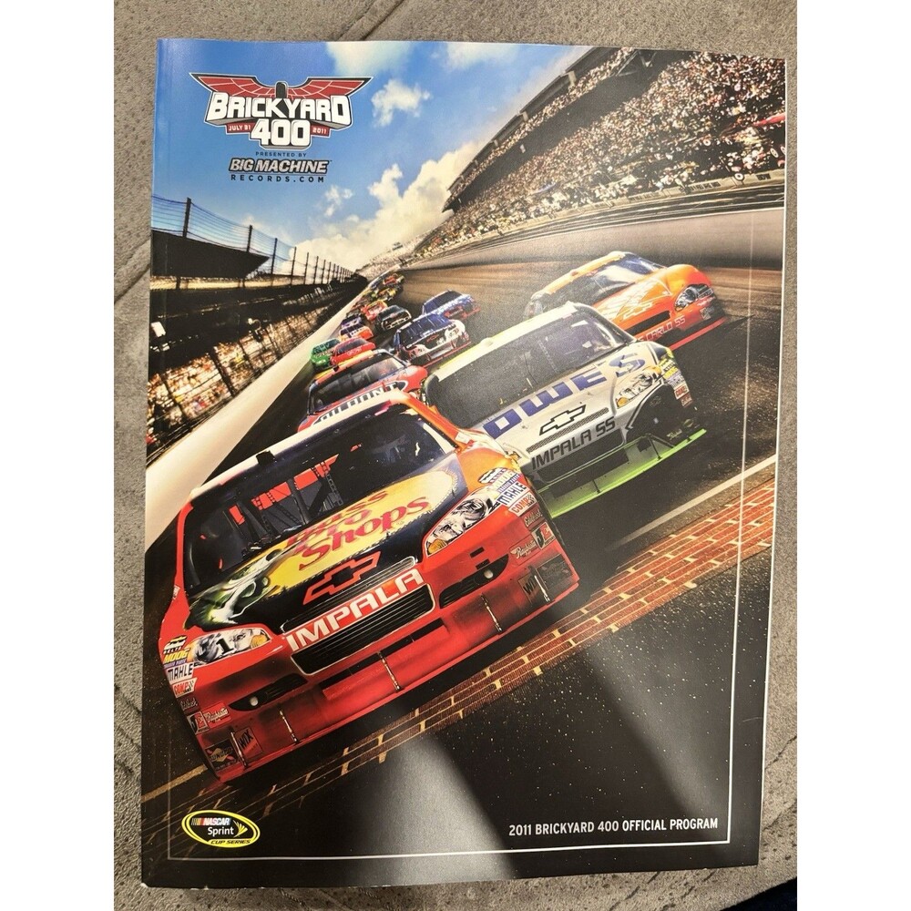 2011 Brickyard 400 NASCAR Official Race Program Racing Indianapolis Speedway